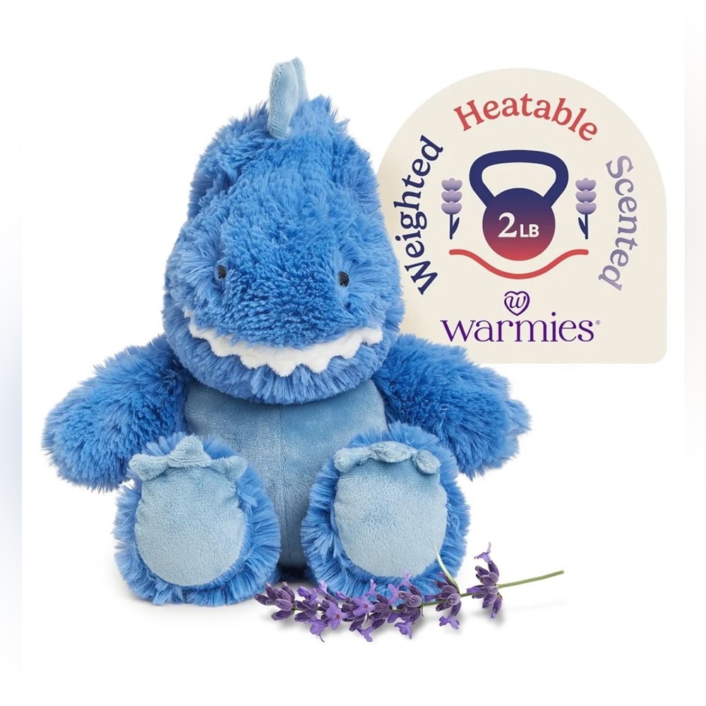 warmies Microwavable & Weighted Stuffed Animals, Trex - Heated Stuffed Animal